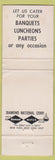 Matchbook Cover - Chances R Cafe York NE WEAR