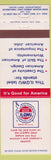 Matchbook Cover - Ladies Garment Workers Union New York City AFL CIO