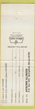Matchbook Cover - Afscme Illinois Union State Workers Springfield IL