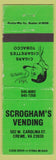 Matchbook Cover - Scrogham's Vending Crewe VA WEAR