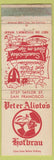 Matchbook Cover - Peter Alioto's Hofbrau San Francisco CA WEAR