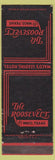 Matchbook Cover - Roosevelt Hotel Waco TX WEAR