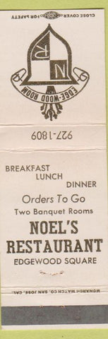 Matchbook Cover - Noel's Restaurant San Francisco?