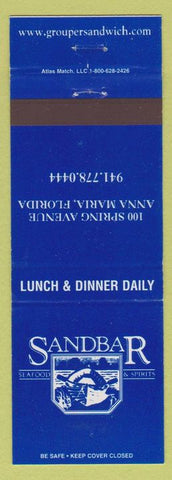 Matchbook Cover - Sandbar Restaurant Anna Maria FL