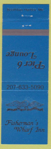 Matchbook Cover - Fisherman's Wharf Inn Boothbay Harbor MA