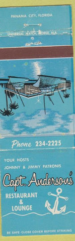Matchbook Cover - Captain Anderson's Restaurant Panama City FL