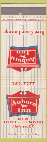 Matchbook Cover - Auburn Inn Auburn NY