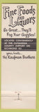 Matchbook Cover - Red Baron Restaurant Lounge ClevelandOH