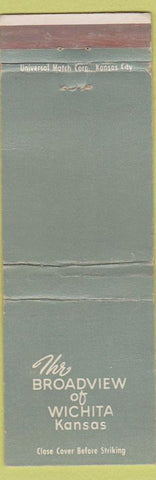 Matchbook Cover - The Broadview at Wichita KS