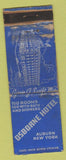 Matchbook Cover - Osborne Hotel Auburn NY WORN