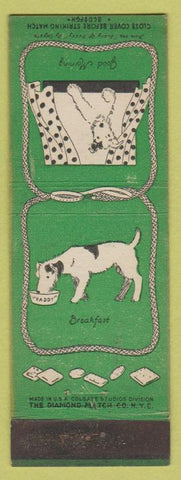 Matchbook Cover - Diamond Colgate Dogs