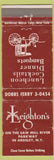 Matchbook Cover - Leighton's Ardsley NY WORN CREASED