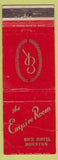 Matchbook Cover - Empire Room Rice Hotel Houston TX WORN