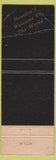 Matchbook Cover - Empire Room Rice Hotel Houston TX WORN