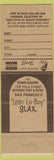 Matchbook Cover - Town Square Men's Clothes San Francisco CA
