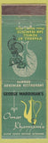 Matchbook Cover - Omar Khayyam's Restaurant San Francisco CA CREASE
