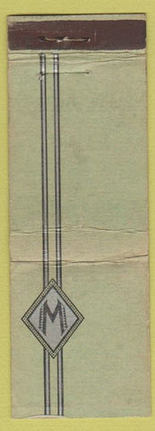 Matchbook Cover - Diamond Colgate Monogram M