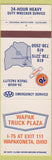 Matchbook Cover - Wapak Truck Stop OH Union 76 oil gas