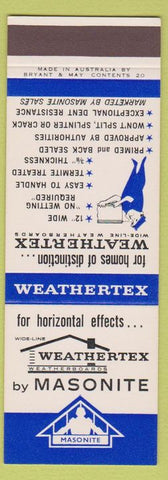Matchbook Cover - Weatertex by Masonite Australia SAMPLE roofing?