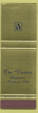 Matchbook Cover - The Victoria Shepparton Australia SAMPLE