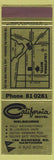 Matchbook Cover - California Motel Melbourne Australia SAMPLE