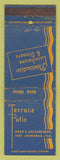 Matchbook Cover - Terrace Patio Fort Lauderdale FL