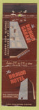 Matchbook Cover - Brown Hotel Des Moines IA CREASES WORN