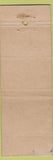 Matchbook Cover - Brown Hotel Des Moines IA CREASES WORN