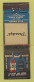 Matchbook Cover - Blue Ribbon Bourbon Queen Anne Scotch Stransky's