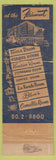 Matchbook Cover - Fairmont Hotel San Francisco CA WORN CREASED
