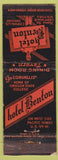 Matchbook Cover - Hotel Benton Corvallis OR