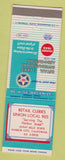 Matchbook Cover - Retail Clerks Union Harbor City CA
