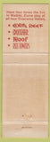 Matchbook Cover - Cinerama Hotels Coral Reef HI
