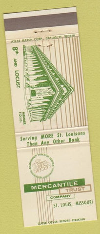 Matchbook Cover - Mercantile Trust Co ST Louis MO