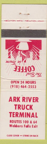 Matchbook Cover - Ark River Truck Terminal Webbers Falls OK?