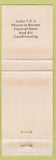 Matchbook Cover - Plantation Inn Restaurant Dyersburg TN