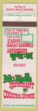 Matchbook Cover - McKee's Restaurant San Rafael CA