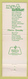 Matchbook Cover - McKee's Restaurant San Rafael CA
