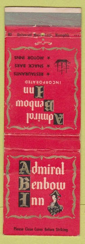 Matchbook Cover - Admiral Benbow Inn Chattanooga TN