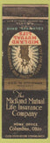 Matchbook Cover - Midland Mutual Life Insurance Columbus OH WEAR