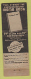 Matchbook Cover - Midland Mutual Life Insurance Columbus OH WEAR