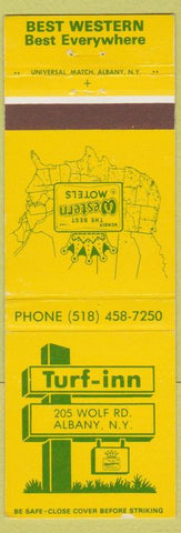 Matchbook Cover - Turf Inn Albany NY
