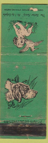 Matchbook Cover - Diamond Colgate Dogs green WEAR