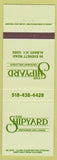 Matchbook Cover - The Shipyard Albany NY CREASE