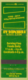 Matchbook Cover - Seventeen Arcade Place Newark OH