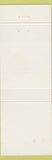 Matchbook Cover - The Cranberry Bog Restaurant Albany NY STAINED