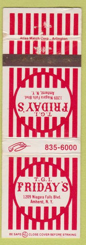 Matchbook Cover - TGI Friady's Amherst NY