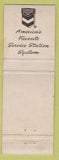 Matchbook Cover - Atlas Batteries Standard oil gas