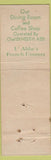 Matchbook Cover - Roosevelt Hotel Portland OR POOR PAPER LOSS