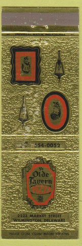 Matchbook Cover - Ye Olde Tavern Pizza Wilmington DE
